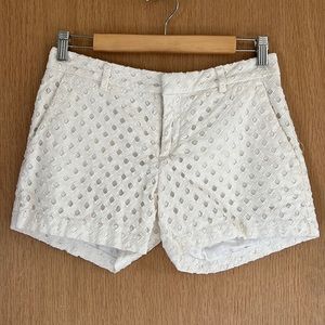 Banana Republic Eyelet Fabric Shorts